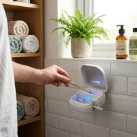 UV toothbrush sanitizer box lifestyle