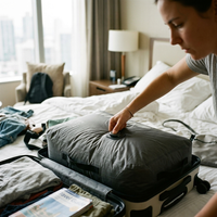 Vacuum Storage Luggage Bag — lifestyle